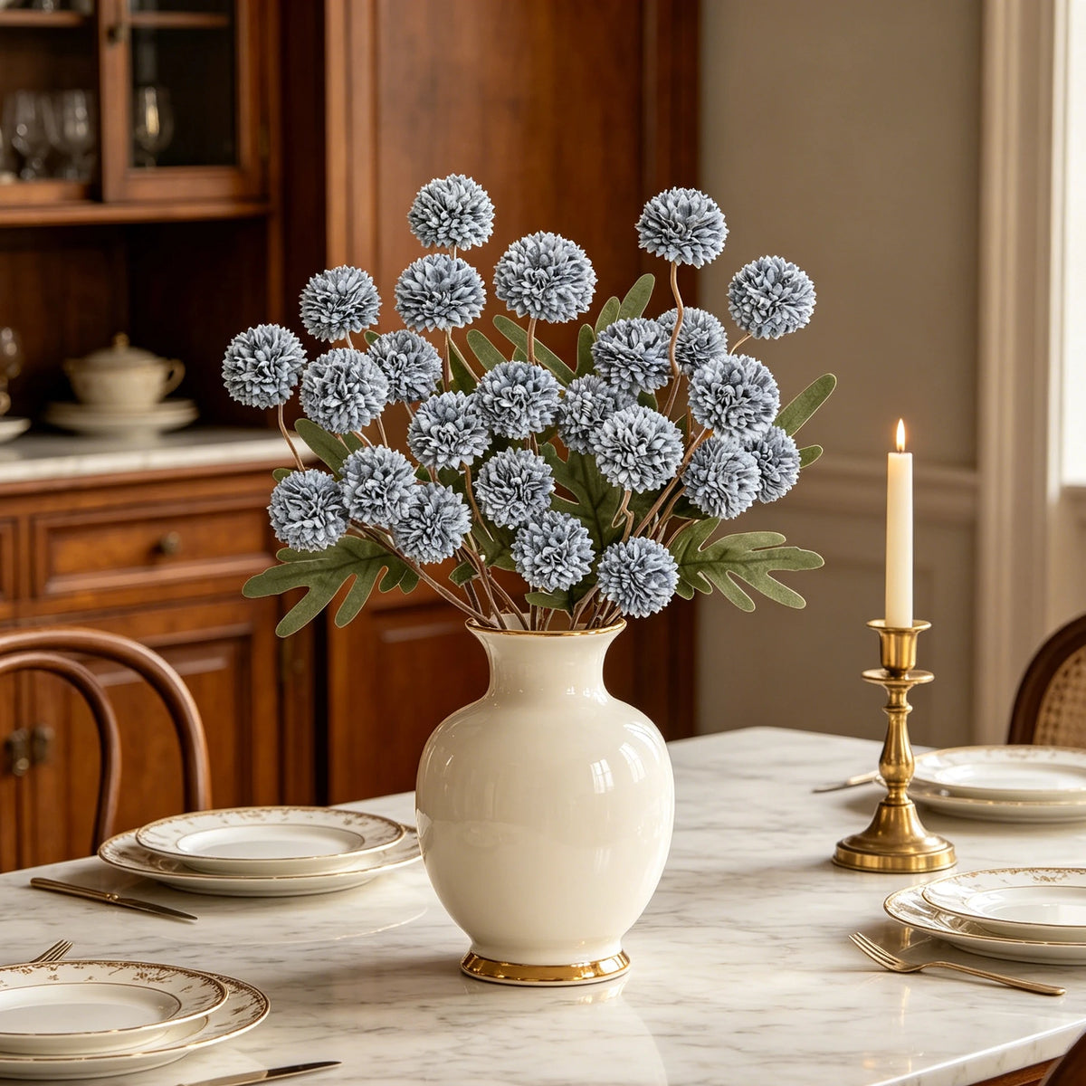 Silk Chrysanthemum Artificial Flowers for Wedding & Home Décor Artificial Silk Flowers Babs