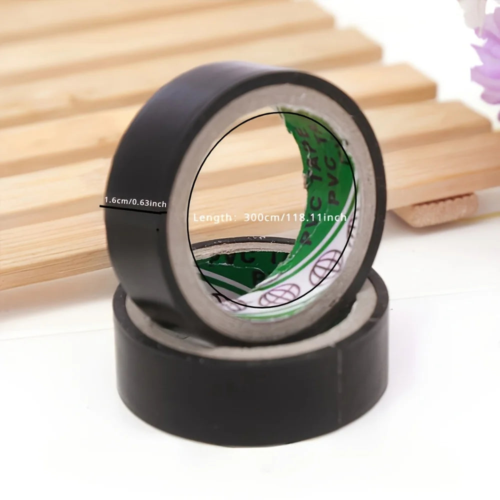 10-Pack Black PVC Electrical Tape – Waterproof Wire Insulation Electrical Tape Babs