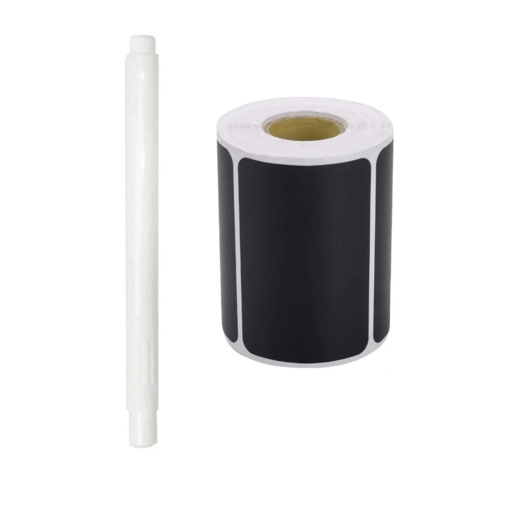 120pcs Waterproof Reusable Chalkboard Labels for Pantry & Jars Chalkboard Label Stickers Babs Black One Size