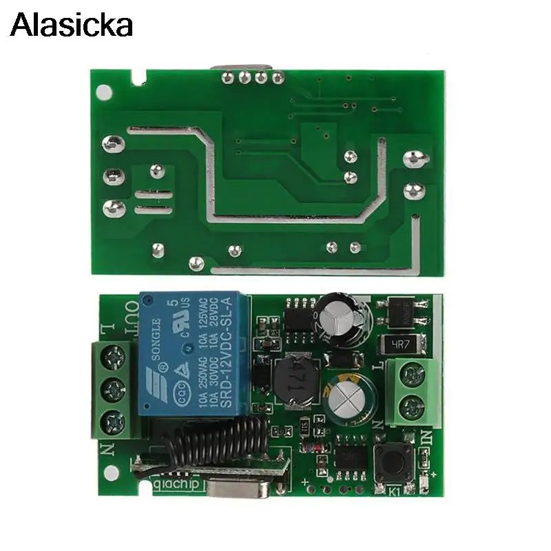 433MHz Wireless Relay Switch Module 1CH – AC 85-250V Universal Wireless Relay Module Babs