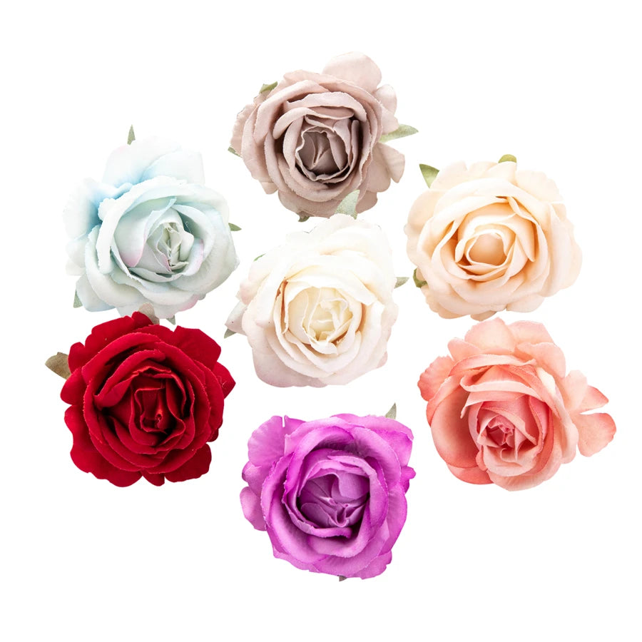 Artificial Silk Rose Heads – DIY Wedding, Wreath & Home Décor Artificial Silk Roses Babs