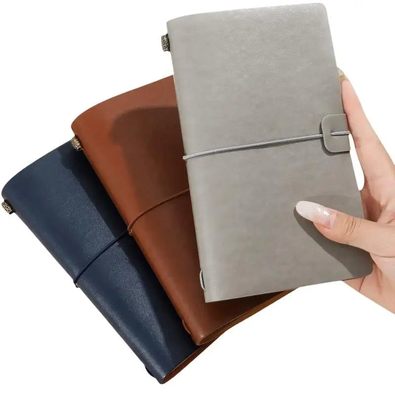 Vintage Faux Leather Refillable Notebook – Loose Leaf Journal Refillable Notebook Babs