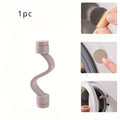 Silicone Washing Machine Door Prop Clip – Anti-Mold Ventilation Washer Door Clip Babs Coffee color