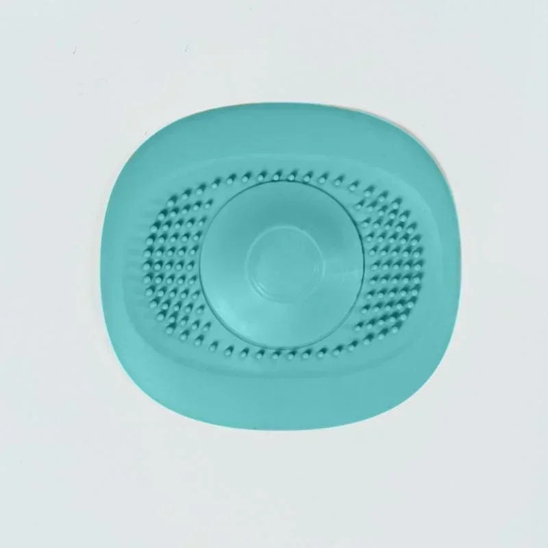 TPR Drain Hair Catcher Sink Strainer & Shower Drain Cover Drain Hair Catcher Babs Green 3Pcs