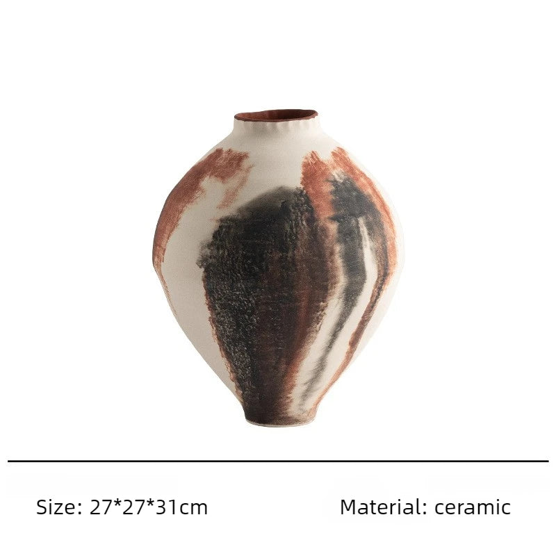 Ceramic Vase – Modern Aesthetic Desktop Flower Bottle Décor Ceramic Decorative Vase Babs C