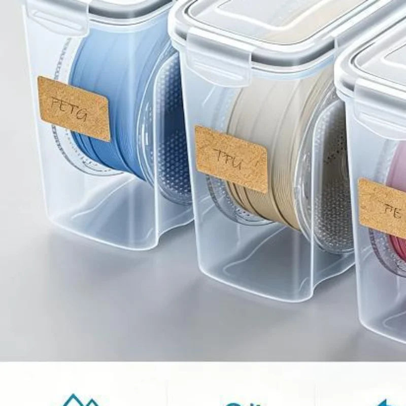 3D Filament Dry Box – Airtight Dustproof Storage Container Filament Storage Box Babs