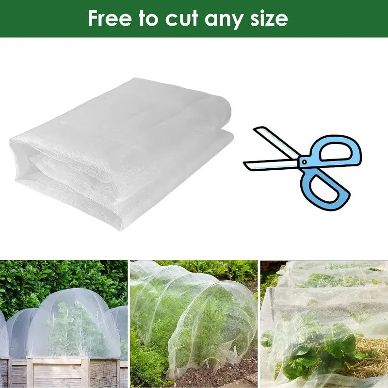 60 Mesh Garden Insect Netting – Plant & Vegetable Protective Net Garden Insect Netting Babs