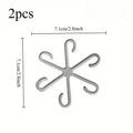 4pcs Adjustable Transparent Plant Support Clips for Flowers & Vines Plant Support Clips Babs 2pcs