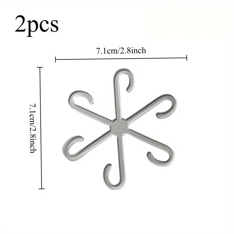 4pcs Adjustable Transparent Plant Support Clips for Flowers & Vines Plant Support Clips Babs 2pcs