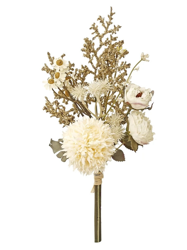 Silk Peony Artificial Flower Bouquet – Wedding & Home Décor Artificial Flower Bouquet Babs color 2 1 pc