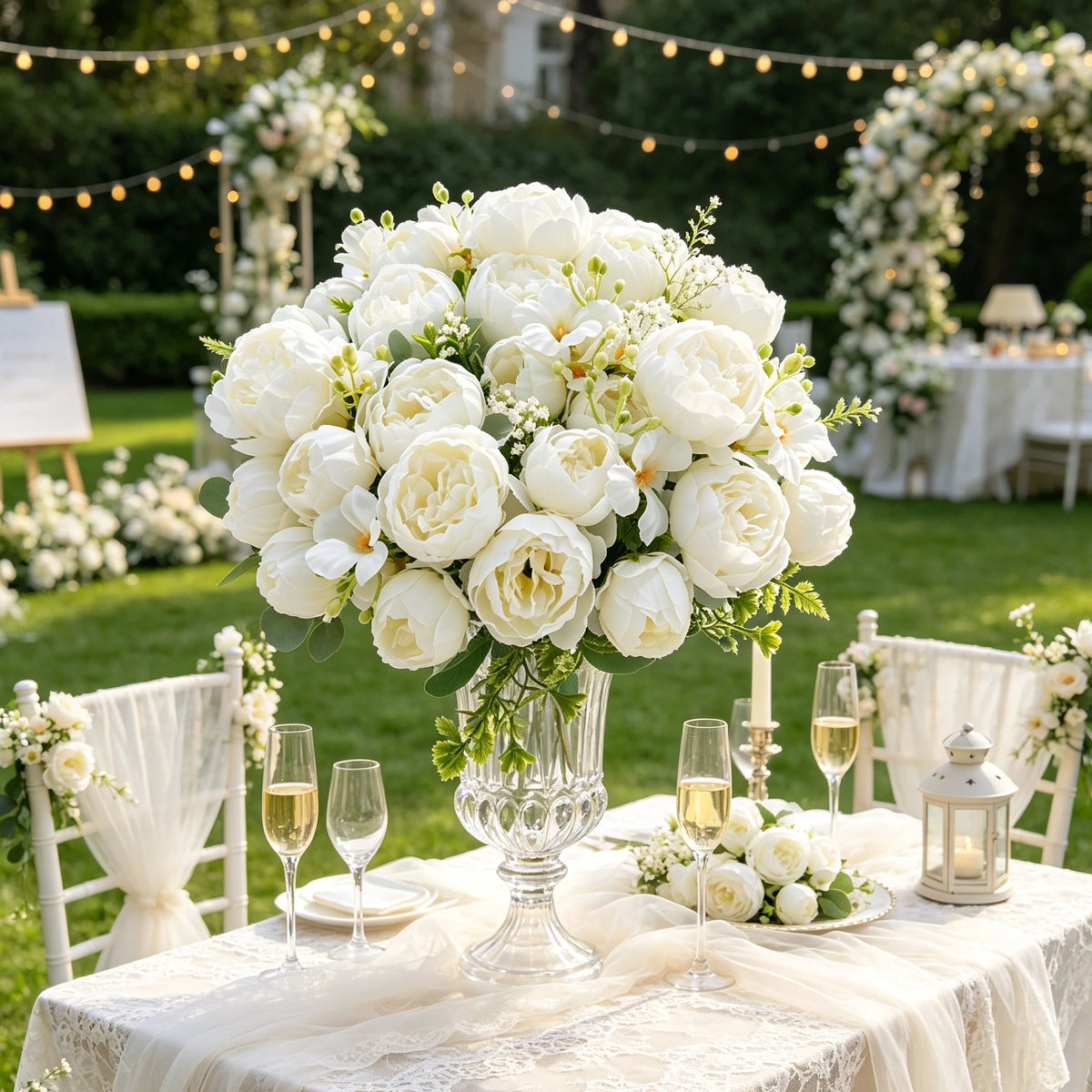 Artificial Silk Peony Flowers – Wedding Wreath & Bridal Bouquet Artificial Silk Flowers Babs