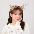 10pcs LED Christmas Headbands – Antler Flower Party Props LED Party Headband Babs No light