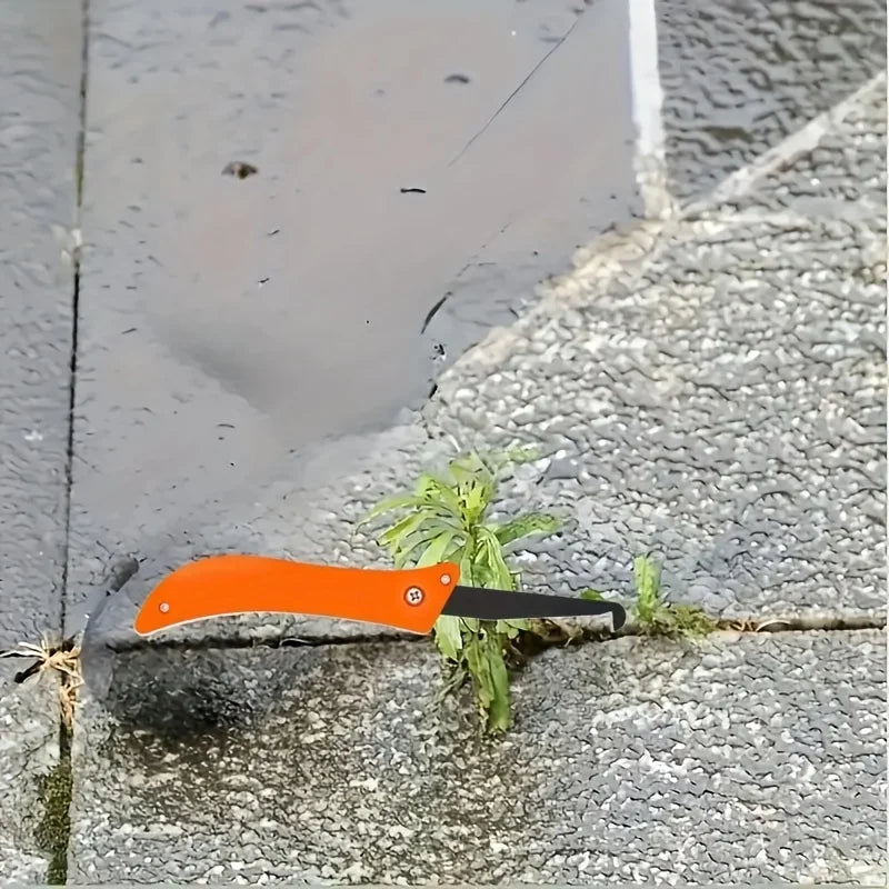 Foldable Weed Remover Hook Blade Tool for Pavers & Driveways Weed Remover Tool Babs