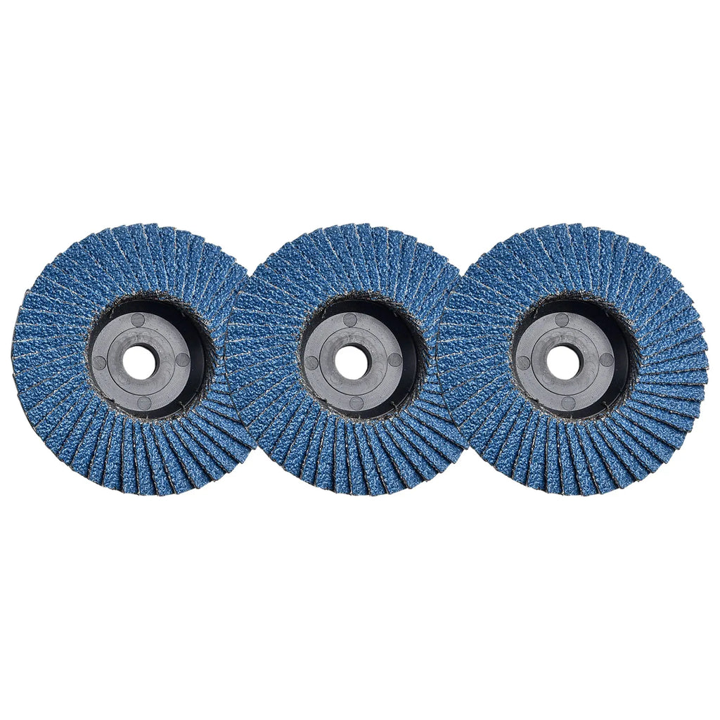 3-Pack 3" Flap Discs 75mm Grinding Wheels for Angle Grinder Abrasive Flap Discs Babs