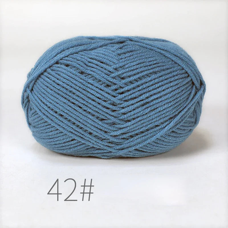 10 Balls 500g Soft Milk Cotton Yarn for Knitting & Crochet