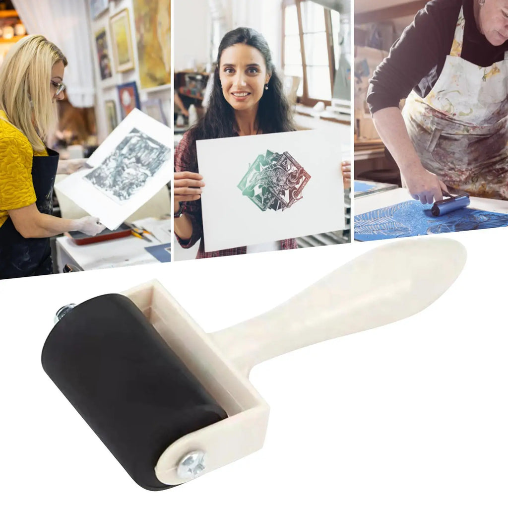 Professional Rubber Roller for Printmaking, Stamping & Art Printmaking Rubber Roller Babs