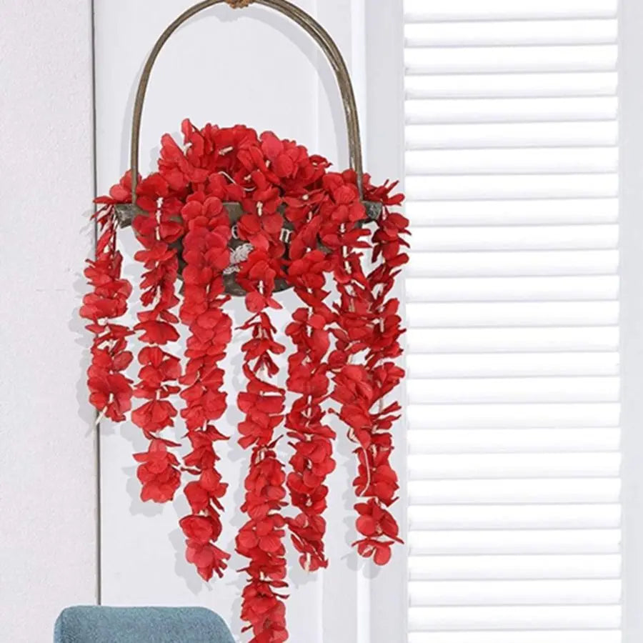 Silk Cherry Blossom Garland 200cm – Artificial Sakura Vine Decor Artificial Flower Garland Babs