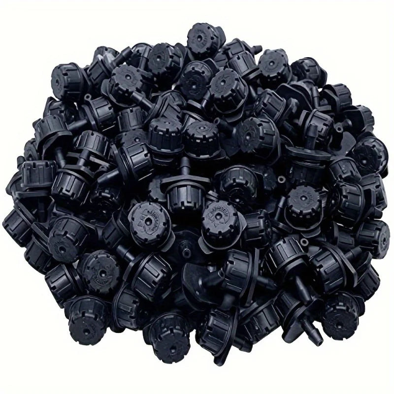 50pcs 1/4" Adjustable Micro Drip Irrigation Sprinklers Drip Irrigation Sprinklers Babs