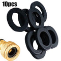 10pcs Rubber O-Ring Washers 1/2" Shower Hose & Tap Seals Plumbing Washer Set Babs Default Title