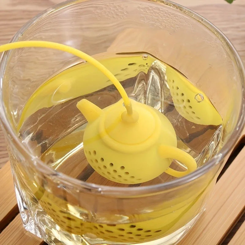 Teapot Silicone Tea Infuser & Strainer with Handle Silicone Tea Infuser Babs