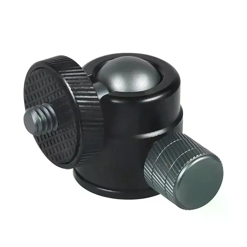 Mini Ball Head 1/4" Screw 360° Swivel Mount for Camera Tripod Camera Ball Head Mount Babs