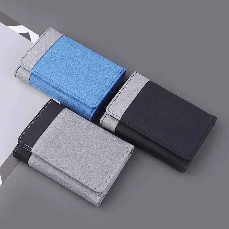 Men's Canvas Wallet – 8 Card Slots & ID Photo Holder Canvas Card Wallet Babs