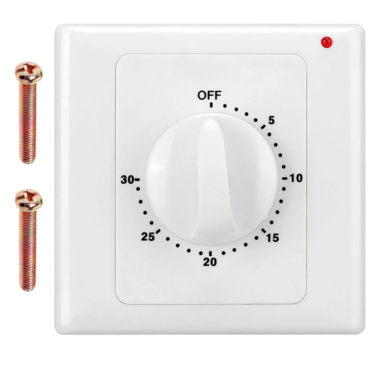 AC220V Countdown Timer Switch 1–120 Min | 86 Panel, 2000W Countdown Timer Switch Babs