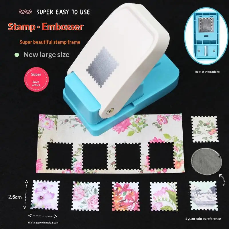 Rectangle Stamp Embossing Punch Tool – Large Size Craft Punch Craft Punch Tool Babs
