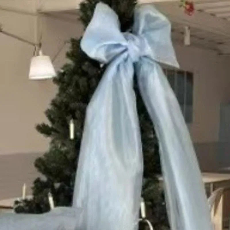 Oversized Pearl Sheen Bow Pendant – Christmas Tree Hanging Decor Christmas Bow Ornament Babs