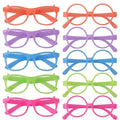 Glow in the Dark UV Neon Party Glasses – 5 to 50 Packs Neon Party Glasses Babs mix 40 Packs