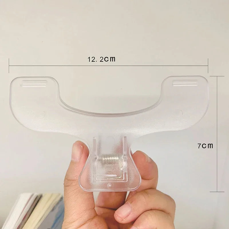 Frosted Transparent Book Page Holder Clip | Kawaii Desk Accessory Book Page Holder Clip Babs