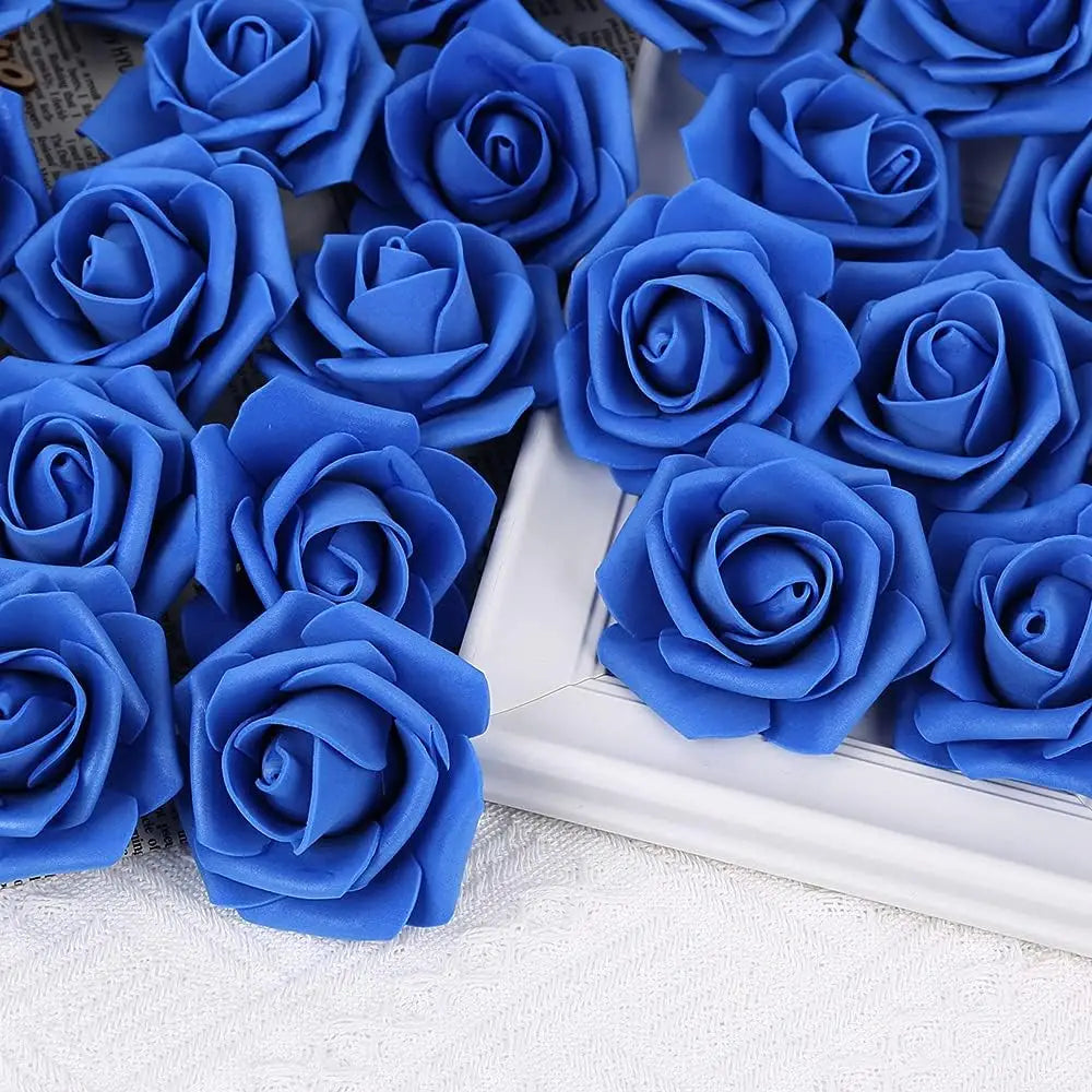 PE Foam Rose Heads 15/30 Pcs – Wedding, Holiday & DIY Décor Artificial Flower Heads Babs