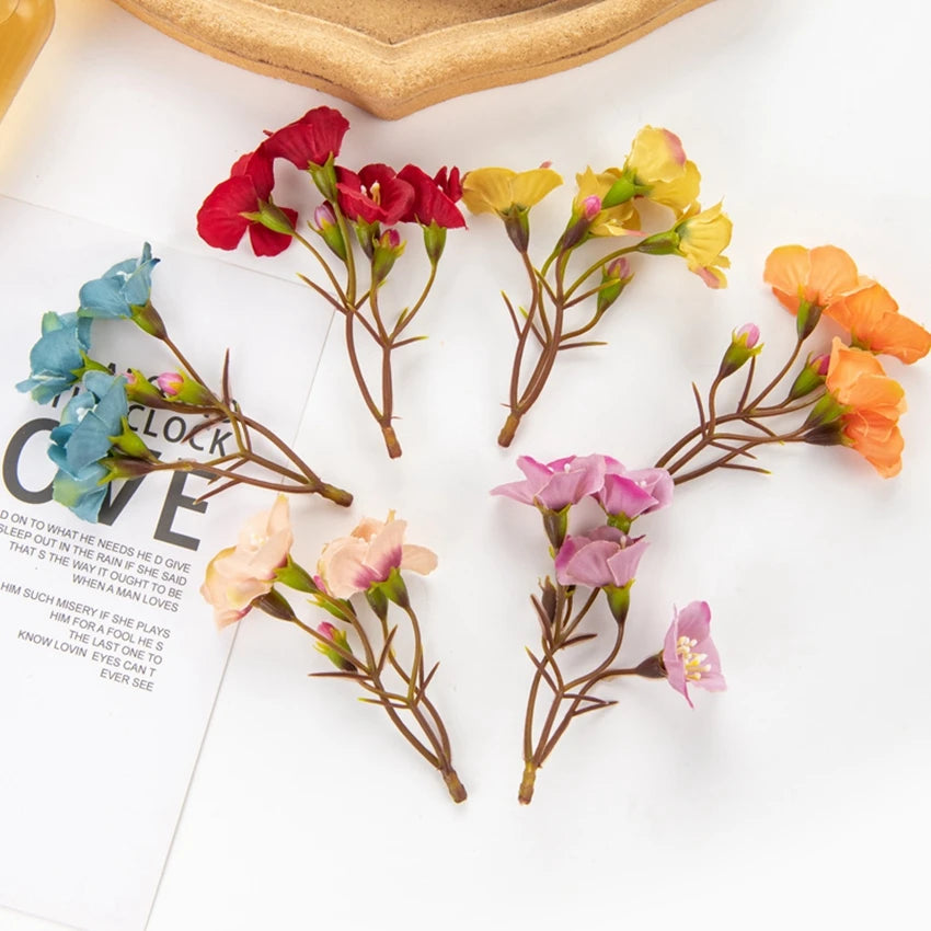10Pcs Silk Artificial Rose Flowers – Wedding & Home Decor Artificial Silk Flowers Babs