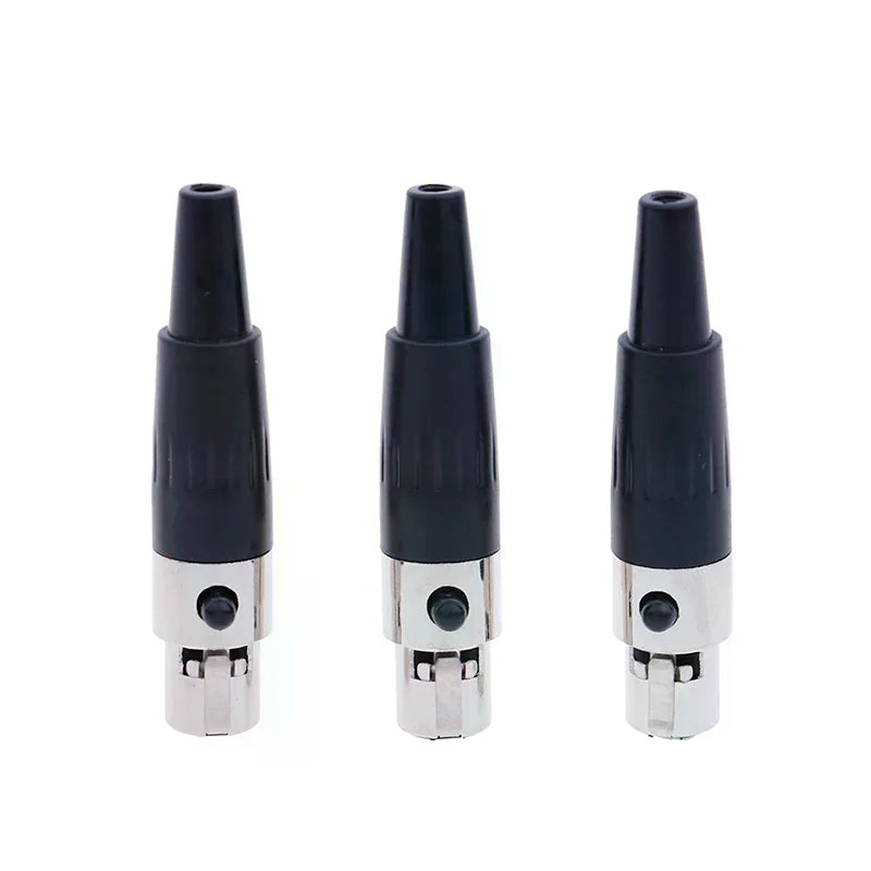 XLR 3-Pin Female Mini TA3F Mic Connector for Audio Equipment Audio Connector Babs
