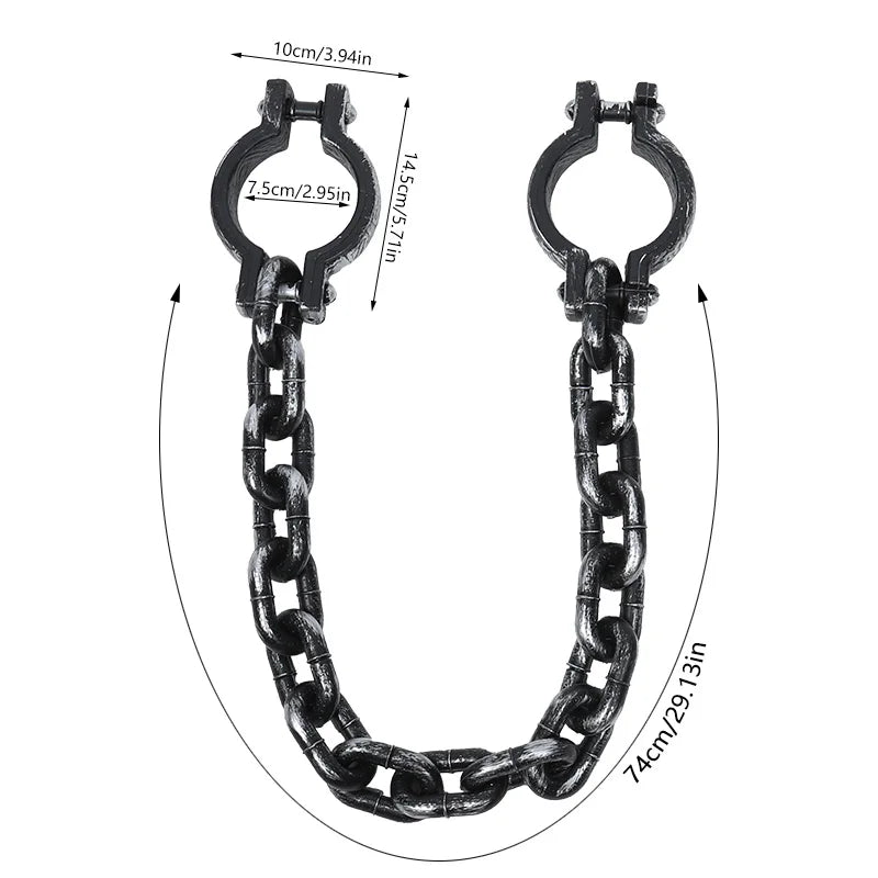 Halloween Plastic Fake Chains – Haunted House & Costume Props Halloween Costume Props Babs A