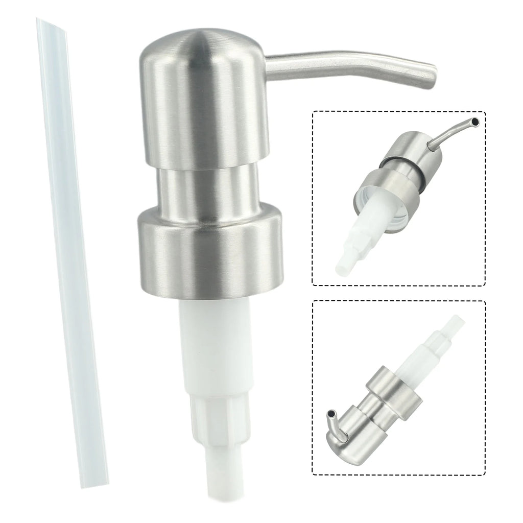 Stainless Steel Soap & Lotion Pump Dispenser Head | 28/400 Soap Pump Dispenser Babs