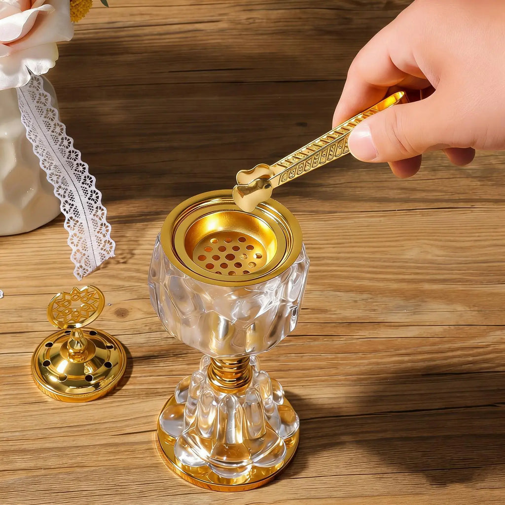 Stainless Steel Incense Tongs – Non-Slip Multifunction Clamp Incense Tongs Babs