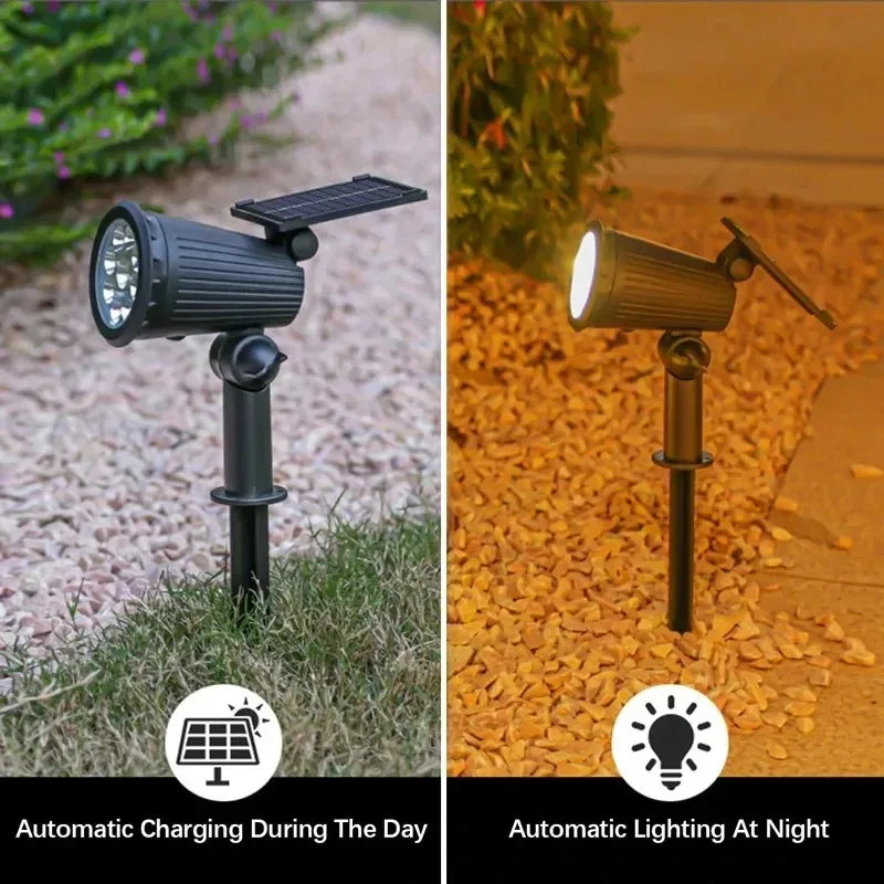 Solar Spotlight Outdoor Waterproof Dimmable Garden Light Solar Garden Spotlight Babs