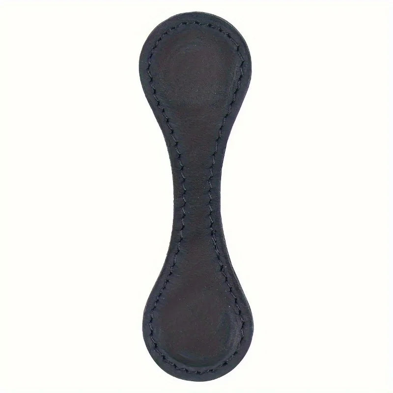Personalized Magnetic Faux Leather Bookmark – Custom Engraved Custom Engraved Bookmark Babs Black