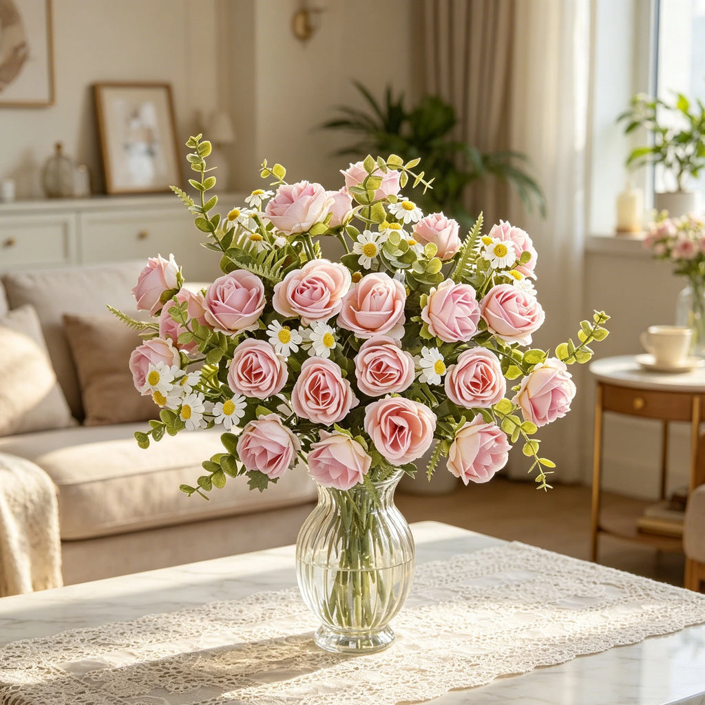 Silk Rose Artificial Flowers – Wedding, Home & DIY Decor Artificial Silk Flowers Babs