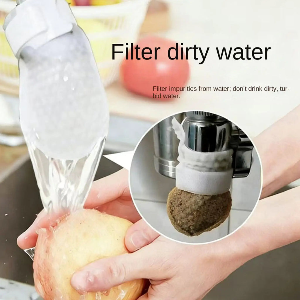 50-Pack Faucet Filter Bags – Anti-Splash Sand & Rust Removal Faucet Filter Bags Babs