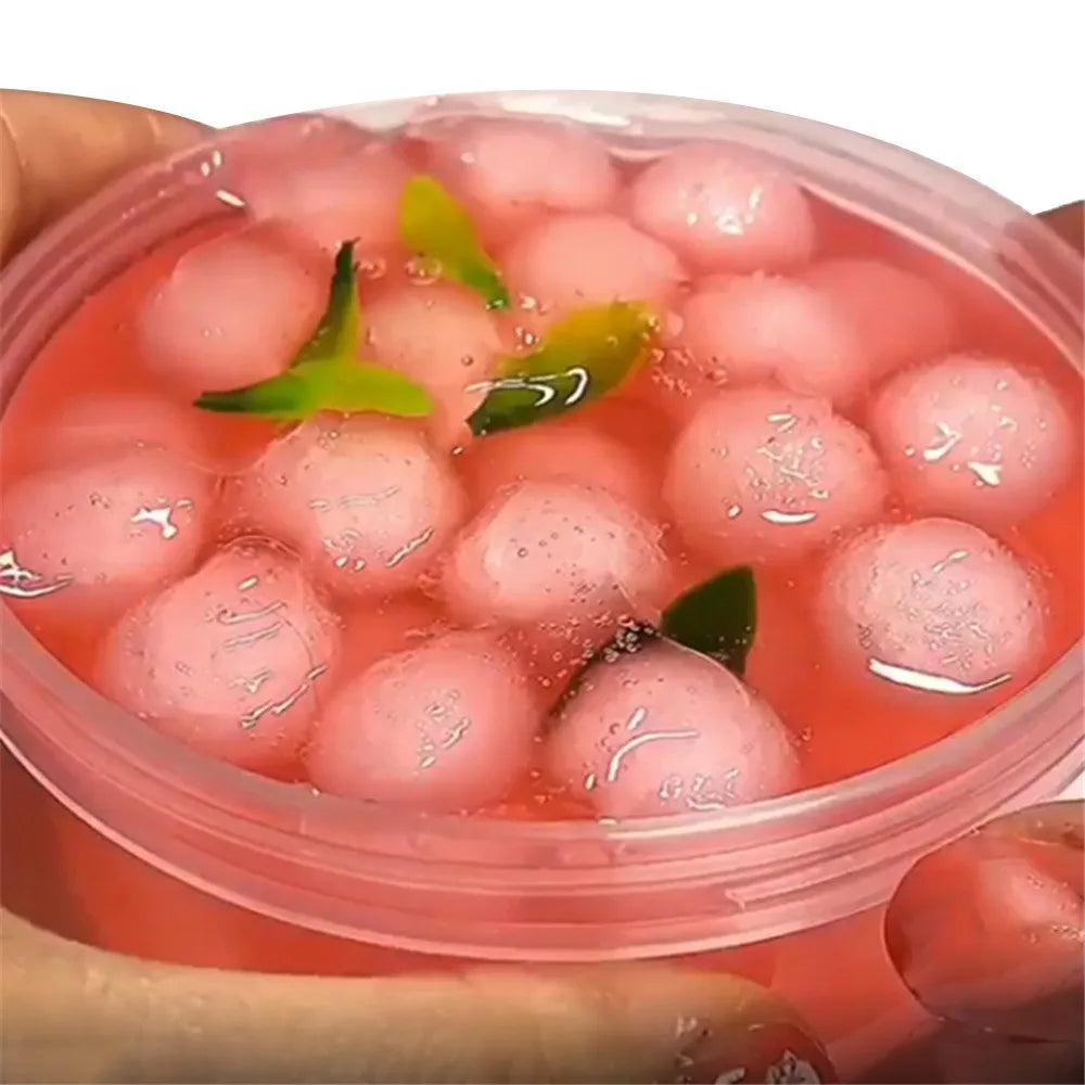 DIY Cloud Slime Toy – Peach Scented Color Mixing Putty Slime Putty Toy Babs