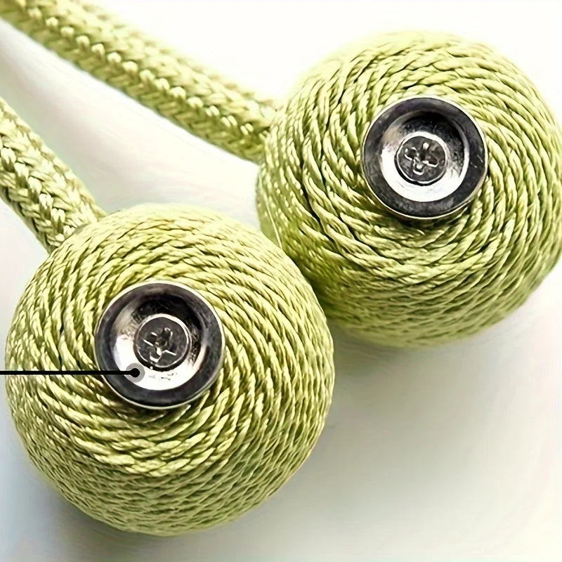Magnetic Curtain Tiebacks Earphone Design Holdbacks, 2pcs Curtain Tiebacks Babs