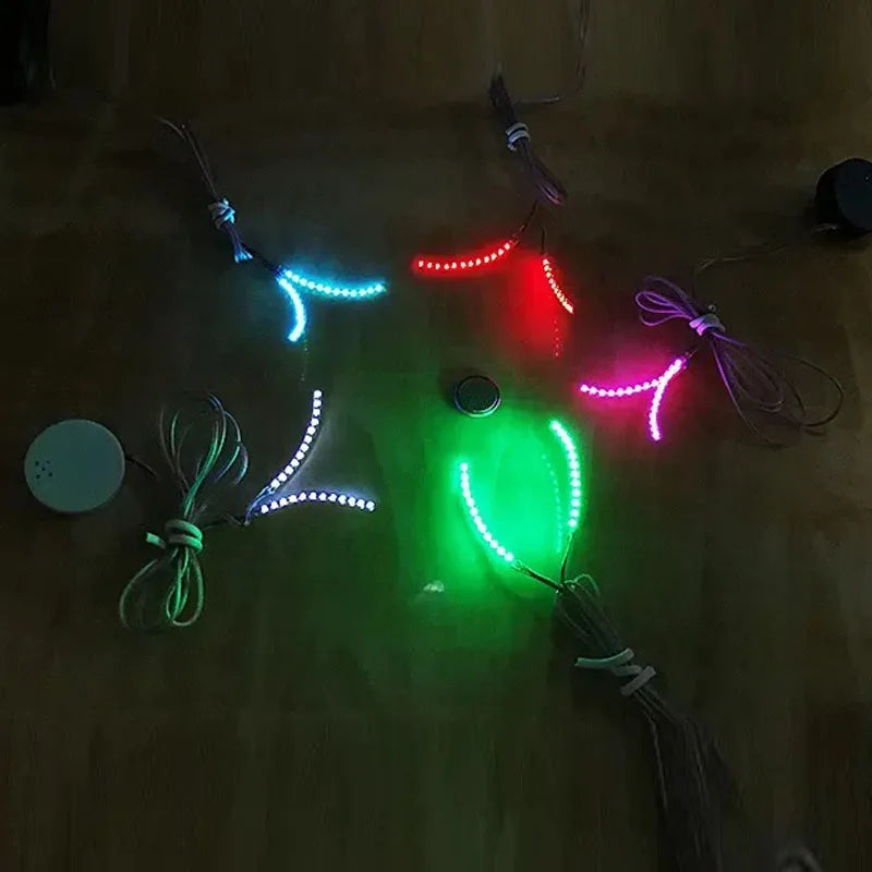 LED Light-Up False Eyelashes – Party, Club & Halloween LED False Eyelashes Babs