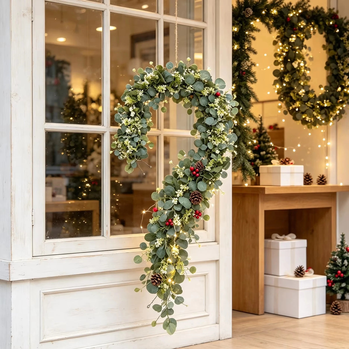 Artificial Greenery Vine Garland – Wedding & Holiday Decor Artificial Vine Garland Babs