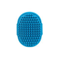 Dog Bath Brush – Rubber Grooming Curry Comb for Dogs & Cats Pet Grooming Brush Babs Blue