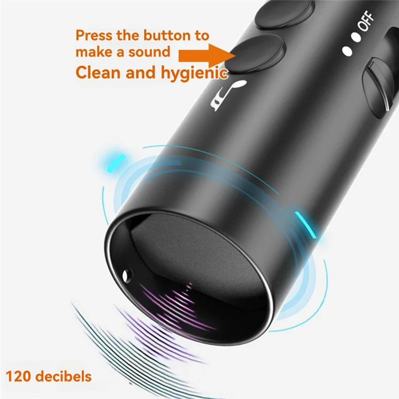 Electronic Whistle with USB Rechargeable Flashlight | Sports Electronic Sports Whistle Babs