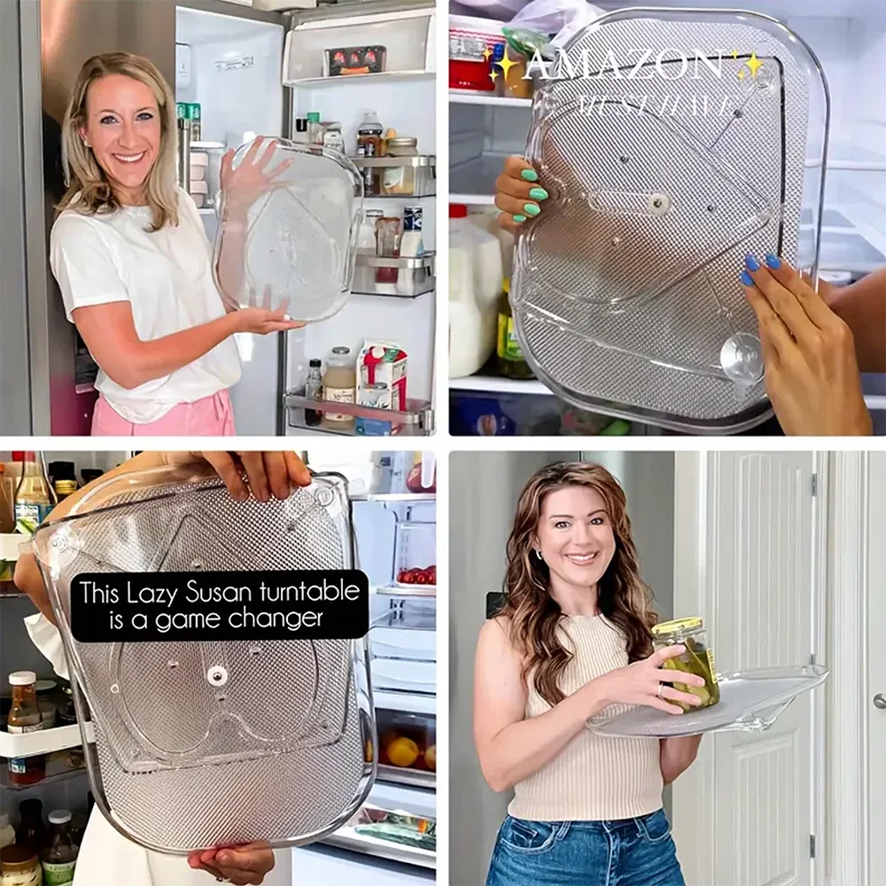 360° Rotating Storage Tray | Kitchen & Fridge Turntable Rotating Storage Tray Babs