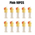 Universal Anti-Choke Straw Bottle Cap – Reusable Drinking Lid Straw Bottle Cap Babs Pink 10PCS
