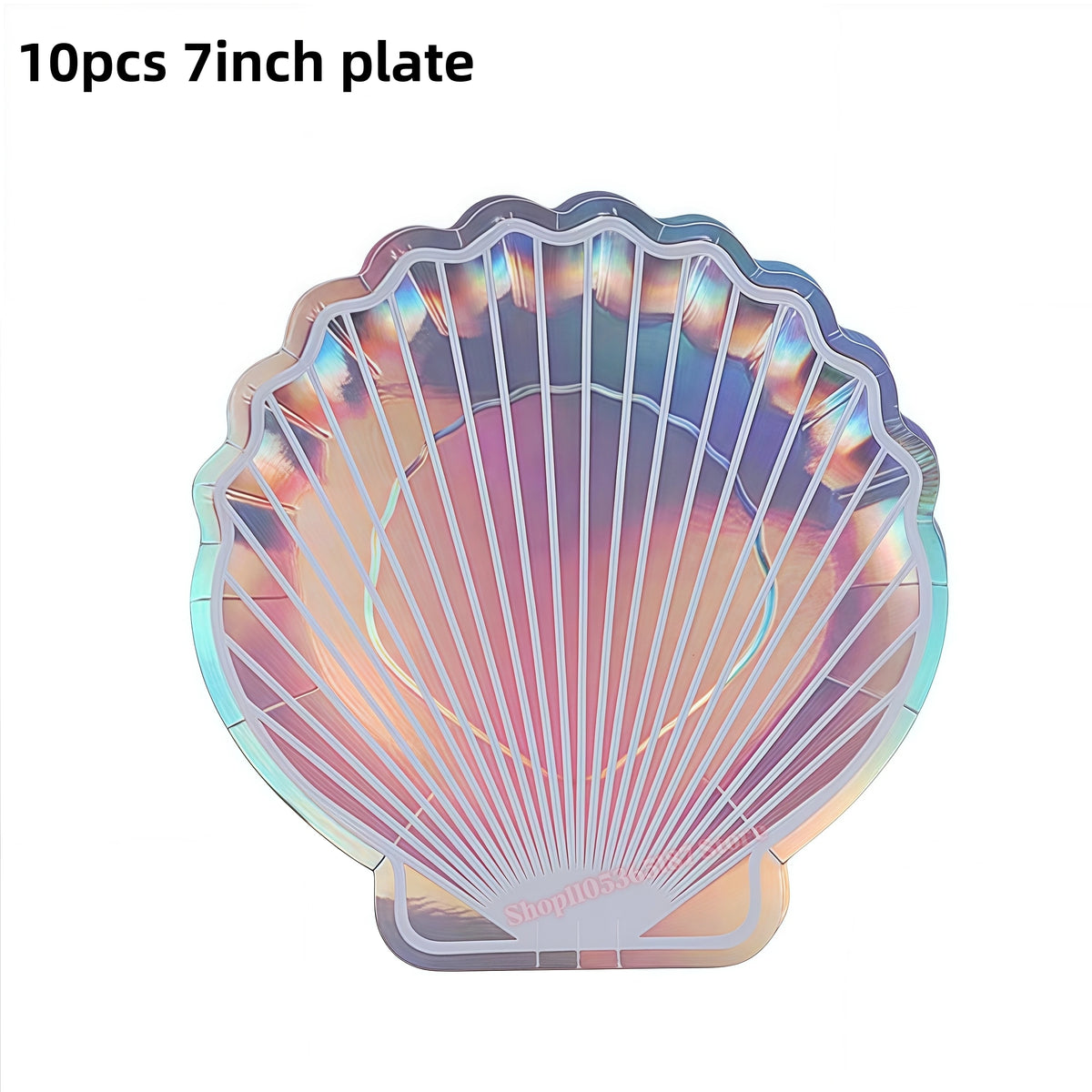 Mermaid Birthday Party Decorations Set – Plates, Cups & More Party Decoration Set Babs 10pcs 7inch Plates 2 others